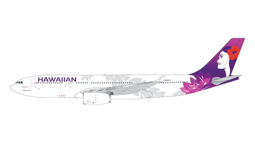 GeminiJets Hawaiian Airlines Airbus A330-200 N389HA 1/200 Aircraft Scale Model