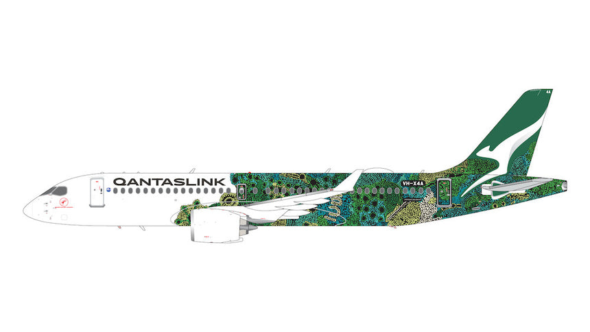 GeminiJets QantasLink Airbus A220-300 VH-X4A “Minyma Kutjara Tjukurpa” (Green Livery) 1/200 Scale