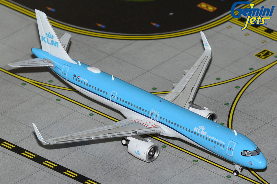 GeminiJets KLM Airbus A321neo PH-AXA 1/400 Aircraft Scale Model