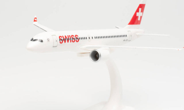 Herpa Swiss International Air Lines Airbus A220-300 – HB-JCQ 1/200 Aircraft Scale Model