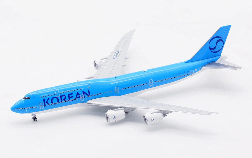 HX Models Korean Air Boeing B747-8 HL7638 "NEW Livery "Standard Version 1/400 Aircraft Scale Model