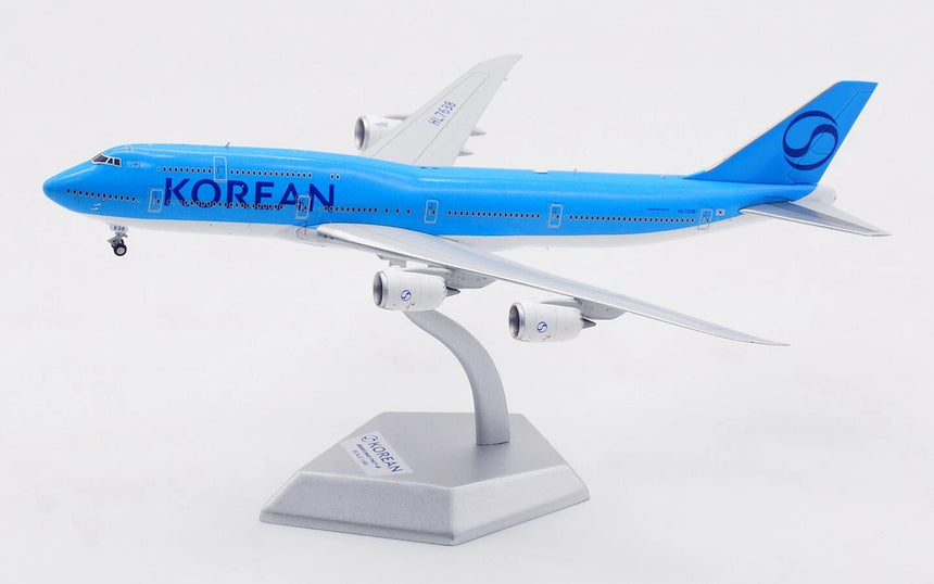 HX Models Korean Air Boeing B747-8 HL7638 "NEW Livery "Standard Version 1/400 Aircraft Scale Model