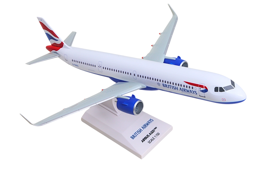 SkyMarks British Airways Airbus A321 Neo 1/150 Aircraft Scale Model
