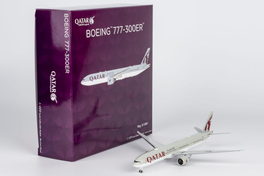 NG Models Qatar Airways Boeing 777-300ER A7-BAV 1/400 Aircraft Scale Model