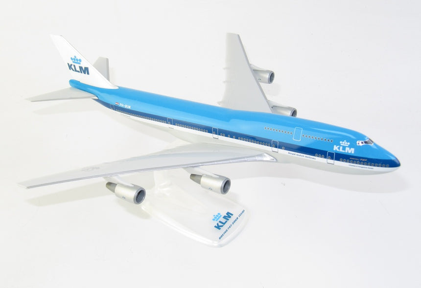 PPC Holland KLM Boeing Snap-fit 747-200 1/250 Aircraft Scale Model
