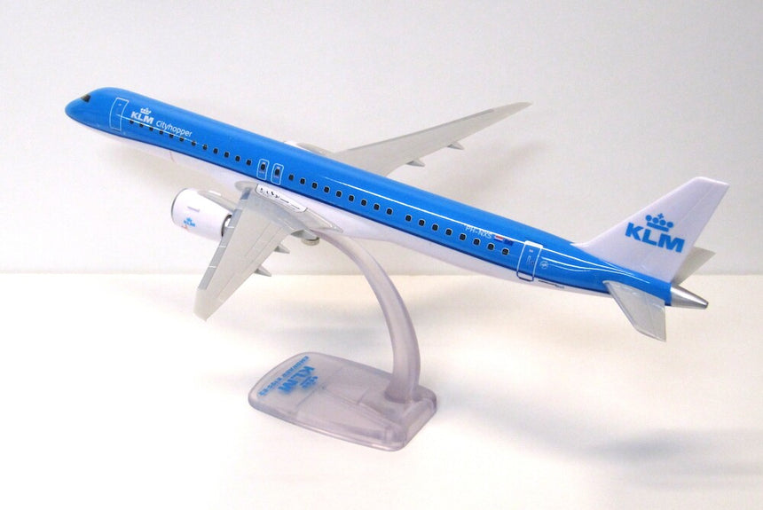 PPC Models KLM Cityhopper Embraer E195-E2 PH-NXS 1/100 Aircraft Scale Model