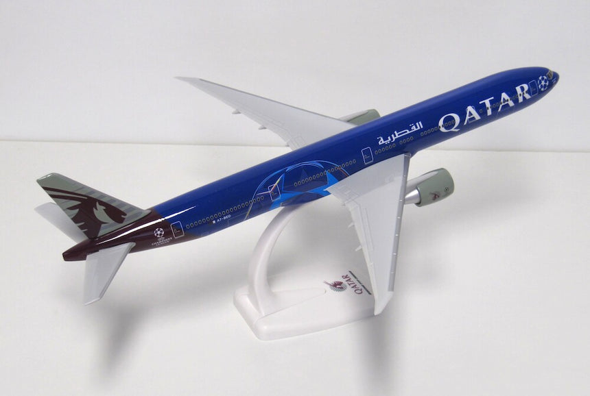 PPC Models Qatar Airways Boeing B777-300ER PSG Champions League 1/200 Aircraft Scale Model