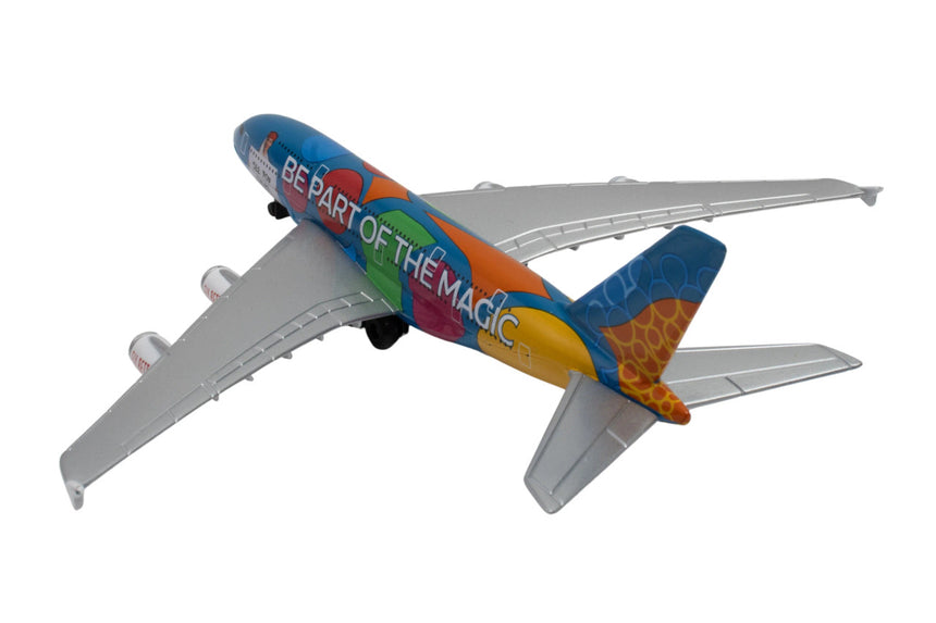 Emirates Airbus A380 Magic of Dubai Single Diecast Airplane Model Toy