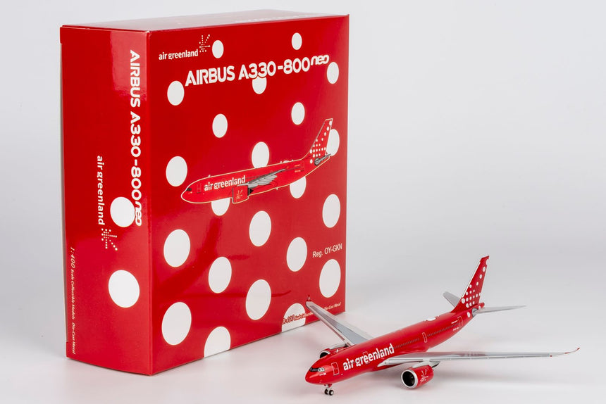 NG Models Air Greenland Airbus A330-800 OY-GKN 1/400 Aircraft Scale Model
