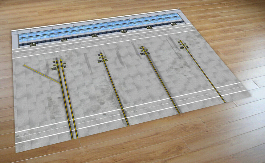 AMS 1/200 Scale Paper Airport Mat With Fold Out Terminal