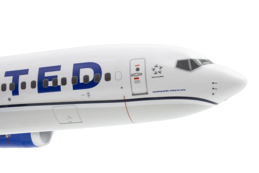 SkyMarks United Boeing B737Max8 1/130 Aircraft Scale Model