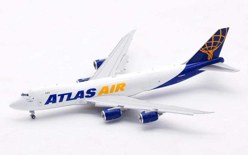 HX Models Atlas Air Boeing B747-8F N860GT Flaps-Down Version 1/400 Scale
