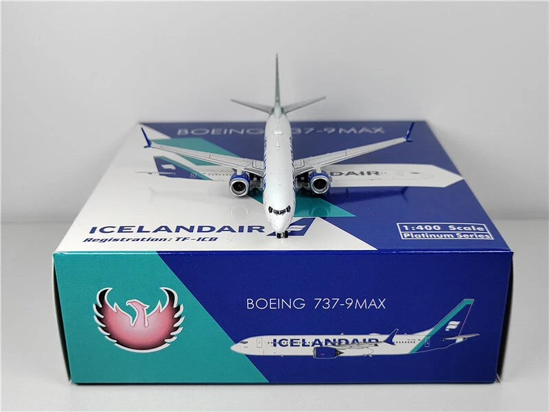 Phoenix Icelandair Boeing 737-900Max TF-ICB 1/400 Aircraft Scale Model