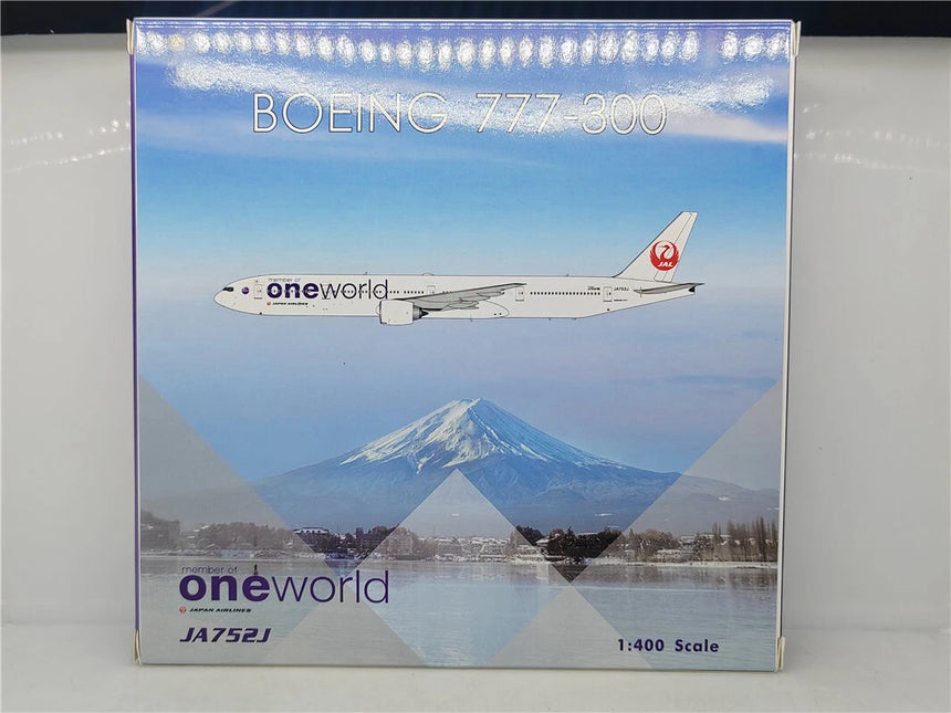 Phoenix Japan Airlines Boeing 777-300 'Oneworld' JA752J 1/400 Aircraft Scale Model