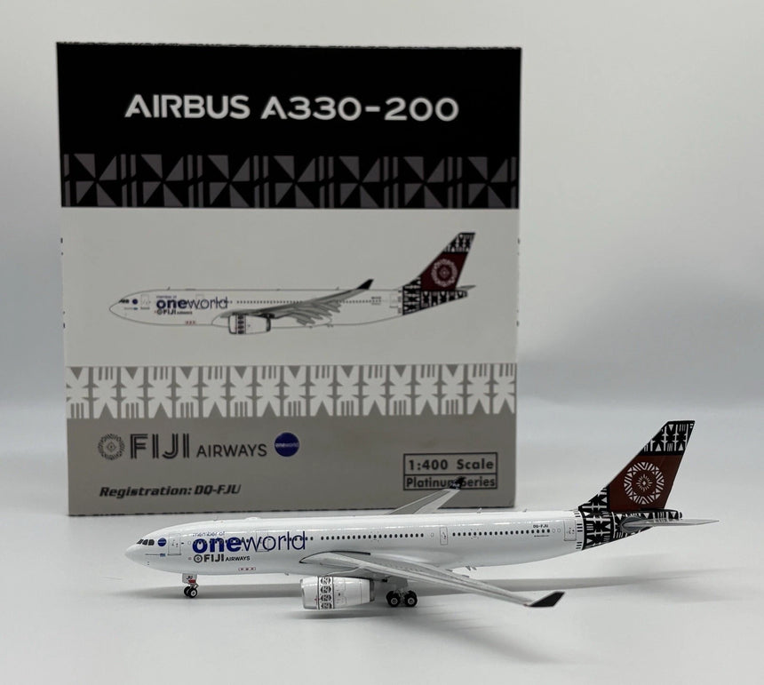Phoenix Fiji Airways Oneworld Airbus A330-200 DQ-FJU 1/400 Aircraft Scale Model