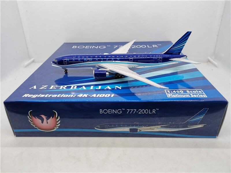 Phoenix Azerbaijan Airlines Boeing 777-200LR 4K-AI001 1/400 Aircraft Scale Model