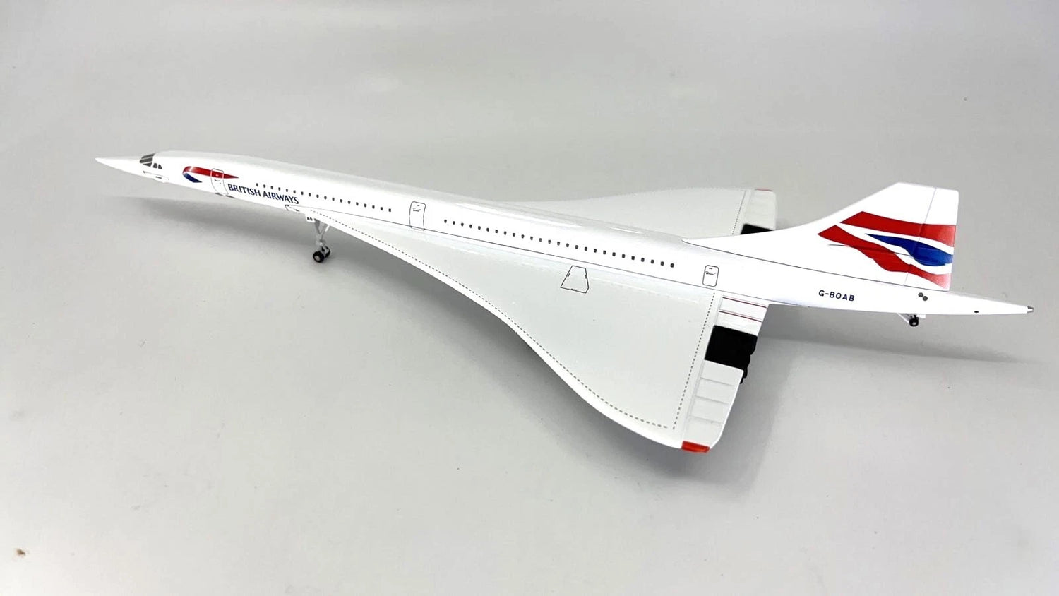 Hogan British Airways Concorde G-BOAB with Acrylic Stand 1/200 Scale