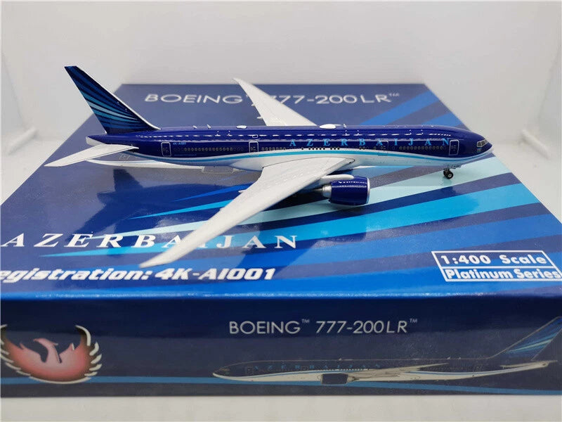 Phoenix Azerbaijan Airlines Boeing 777-200LR 4K-AI001 1/400 Aircraft Scale Model