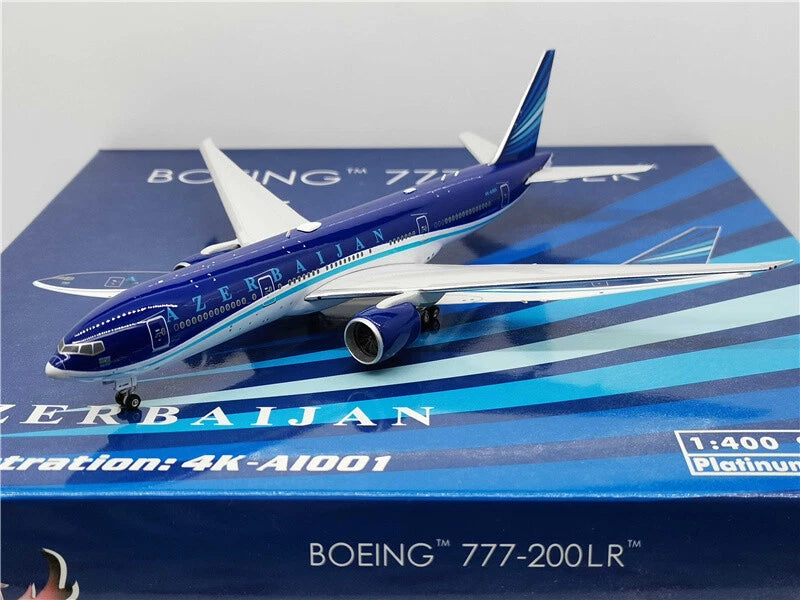 Phoenix Azerbaijan Airlines Boeing 777-200LR 4K-AI001 1/400 Aircraft Scale Model
