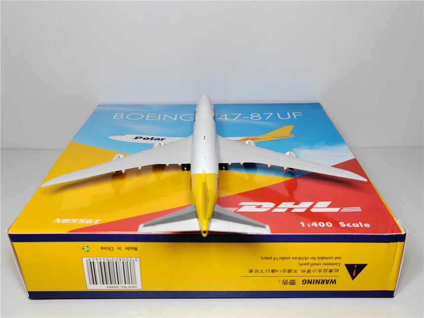 Phoenix DHL Polar Boeing 747-87UF N855GT 1/400 Aircraft Scale Model