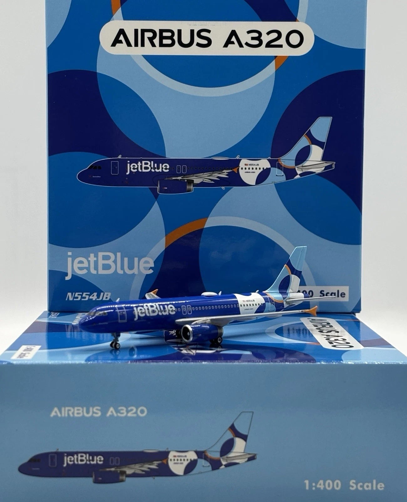 Phoenix JetBlue Airways Airbus A320 N554JB 1/400 Aircraft Scale Model