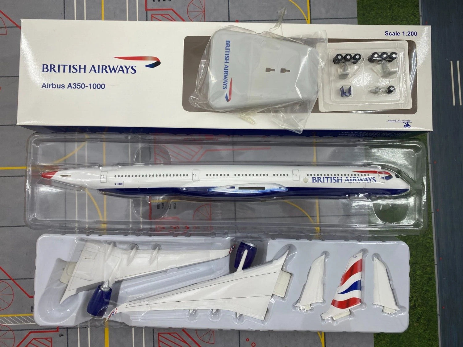 Hogan British Airways Airbus A350-1000 G-XWBH 1/200 Aircraft Scale Model