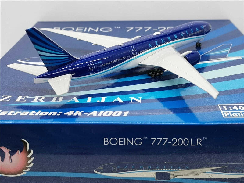 Phoenix Azerbaijan Airlines Boeing 777-200LR 4K-AI001 1/400 Aircraft Scale Model
