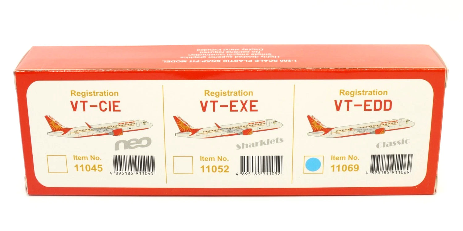 Air India Airbus A320 VT-EDD 1/200 Aircraft Model Aircraft Scale Model