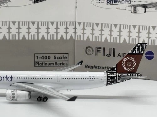Phoenix Fiji Airways Oneworld Airbus A330-200 DQ-FJU 1/400 Aircraft Scale Model