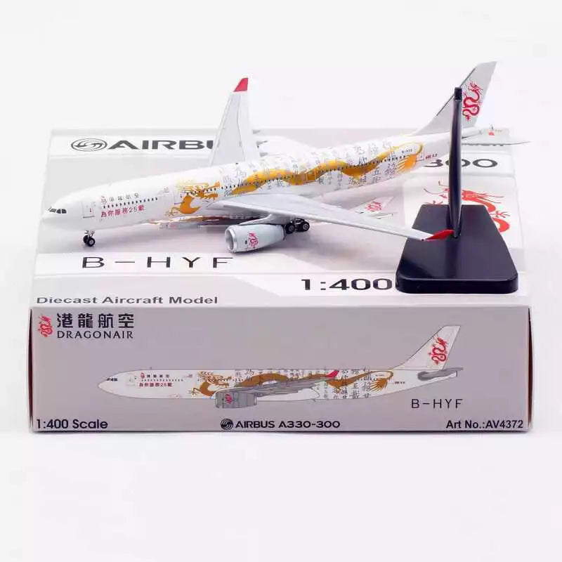 Aviation400 Dragonair Airbus A330-300 B-HYF "Serving you for 25 years" 1/400 Aircraft Scale Model