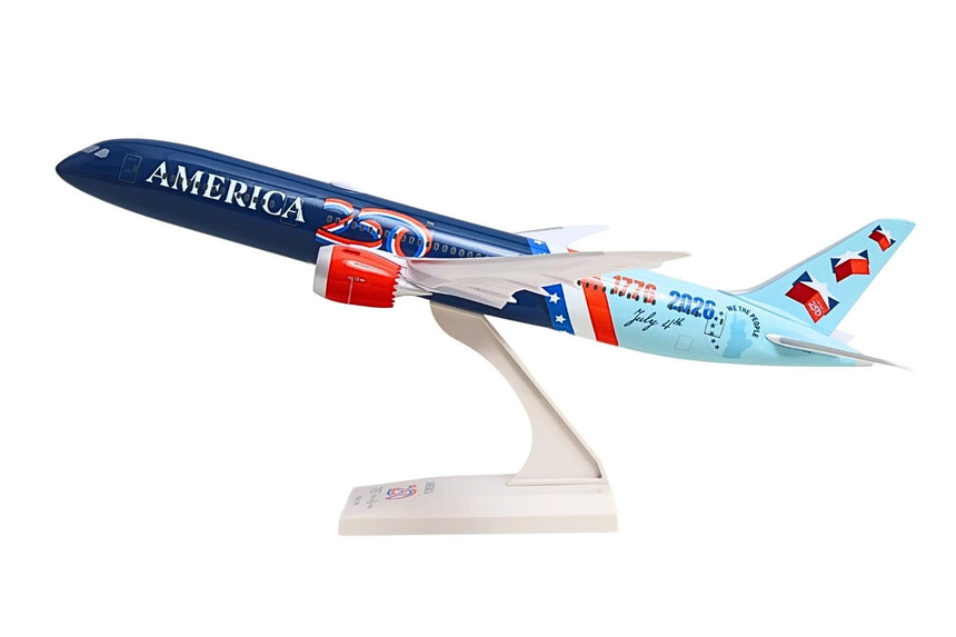SkyMarks American 250Th Anniversary (Fantasy Livery) Boeing B787-9 1/200 Aircraft Scale Model
