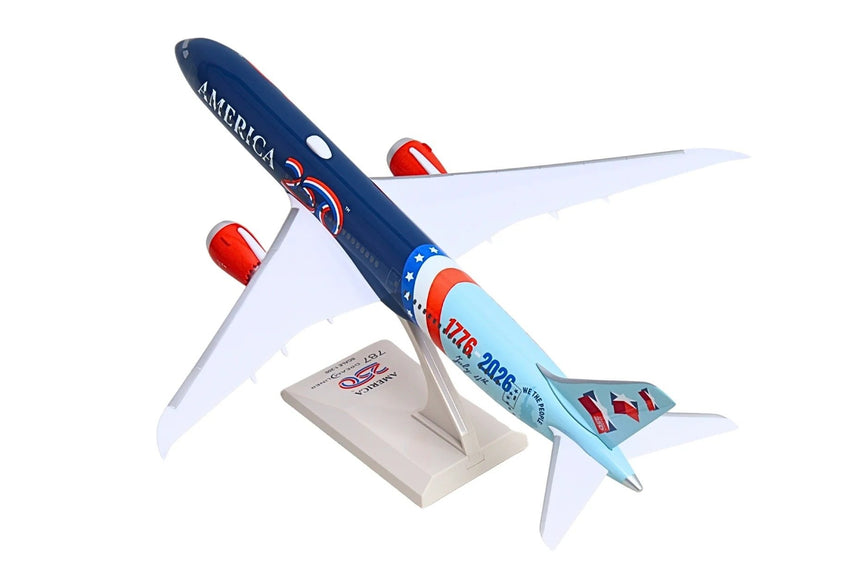 SkyMarks American 250Th Anniversary (Fantasy Livery) Boeing B787-9 1/200 Aircraft Scale Model