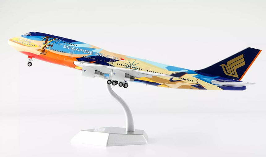 SQ Wings Singapore Airlines "Tropical" Boeing B747-400 9V-SPL 1/200 Scale