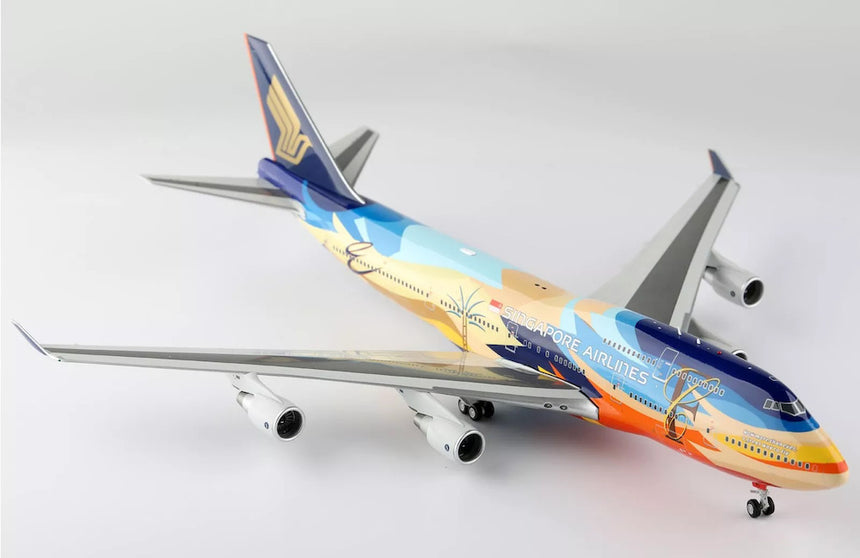 SQ Wings Singapore Airlines "Tropical" Boeing B747-400 9V-SPL 1/200 Scale