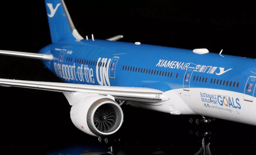 SQ Wings Xiamen Airlines "United Nations GOAL Livery" Boeing B787-9 B-1356 1/200 Scale