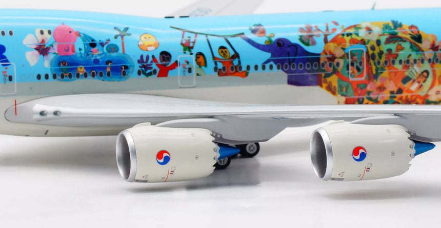 SQ Wings Korean Air "Childrens Painting" Boeing B747-8 HL7630 1/200 Scale