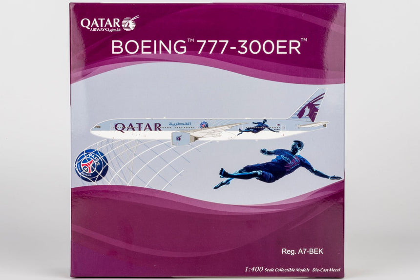 NG Models Qatar Airways Boeing 777-300ER A7-BEK 1/400 Aircraft Scale Model
