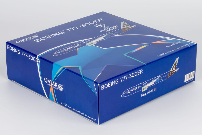 NG Models Qatar Airways Boeing 777-300ER A7-BED 1/400 Aircraft Scale Model