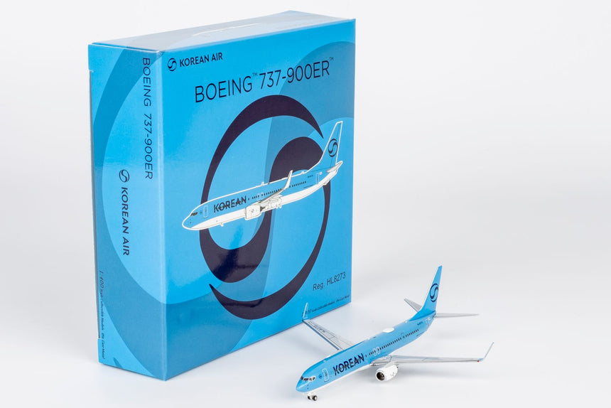 NG Models Korean Air (2025's livery) Boeing 737-900ER/w HL8273 1/400 Aircraft Scale Model