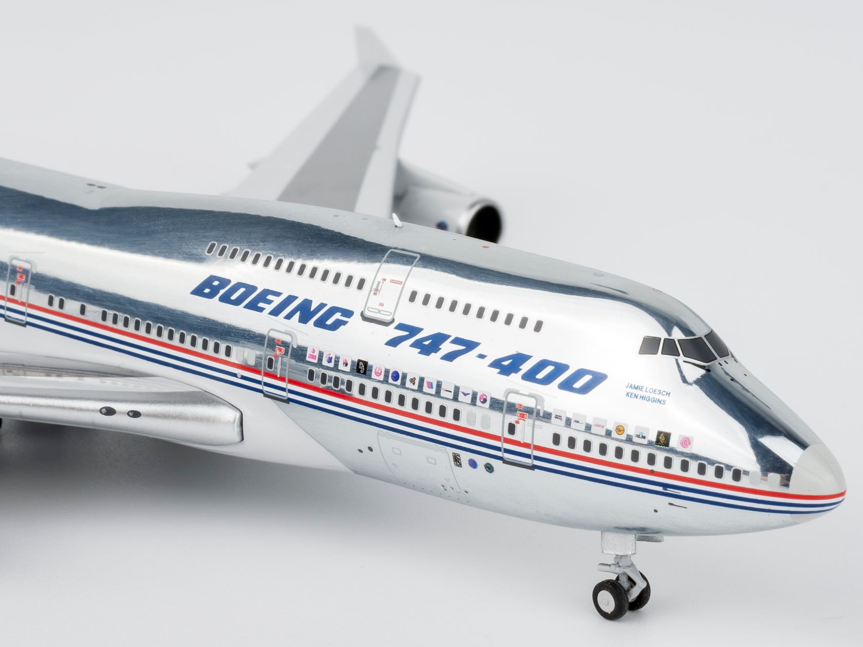 SQ Wings 1:200 B747-400 ハウスカラー N401PW The Boeing Company Boeing 747-400 (Boeing house colors) Reg