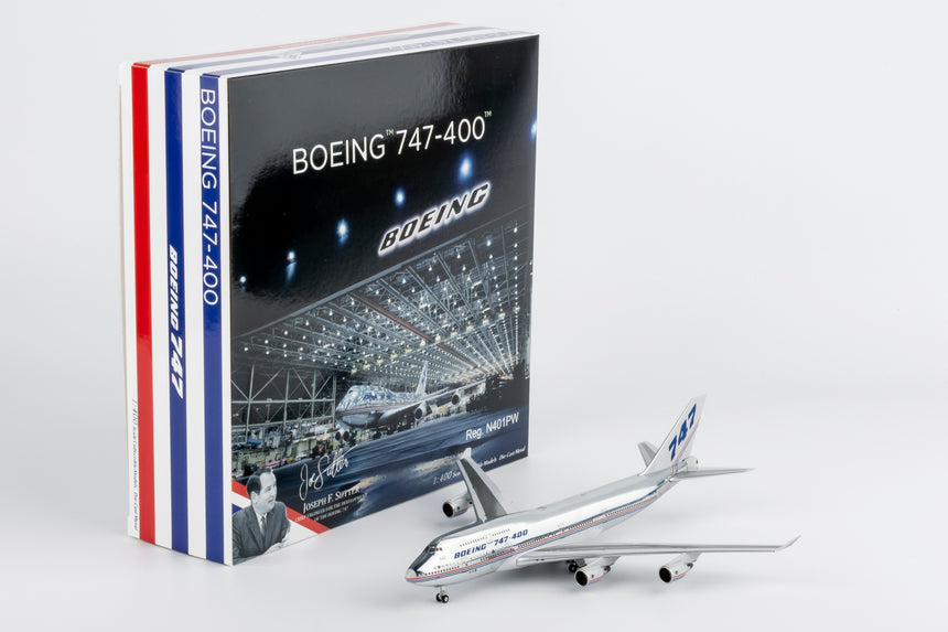 NG Models The Boeing Company Boeing House Colors Boeing 747-400 N401PW 1/400 Aircraft Scale Model