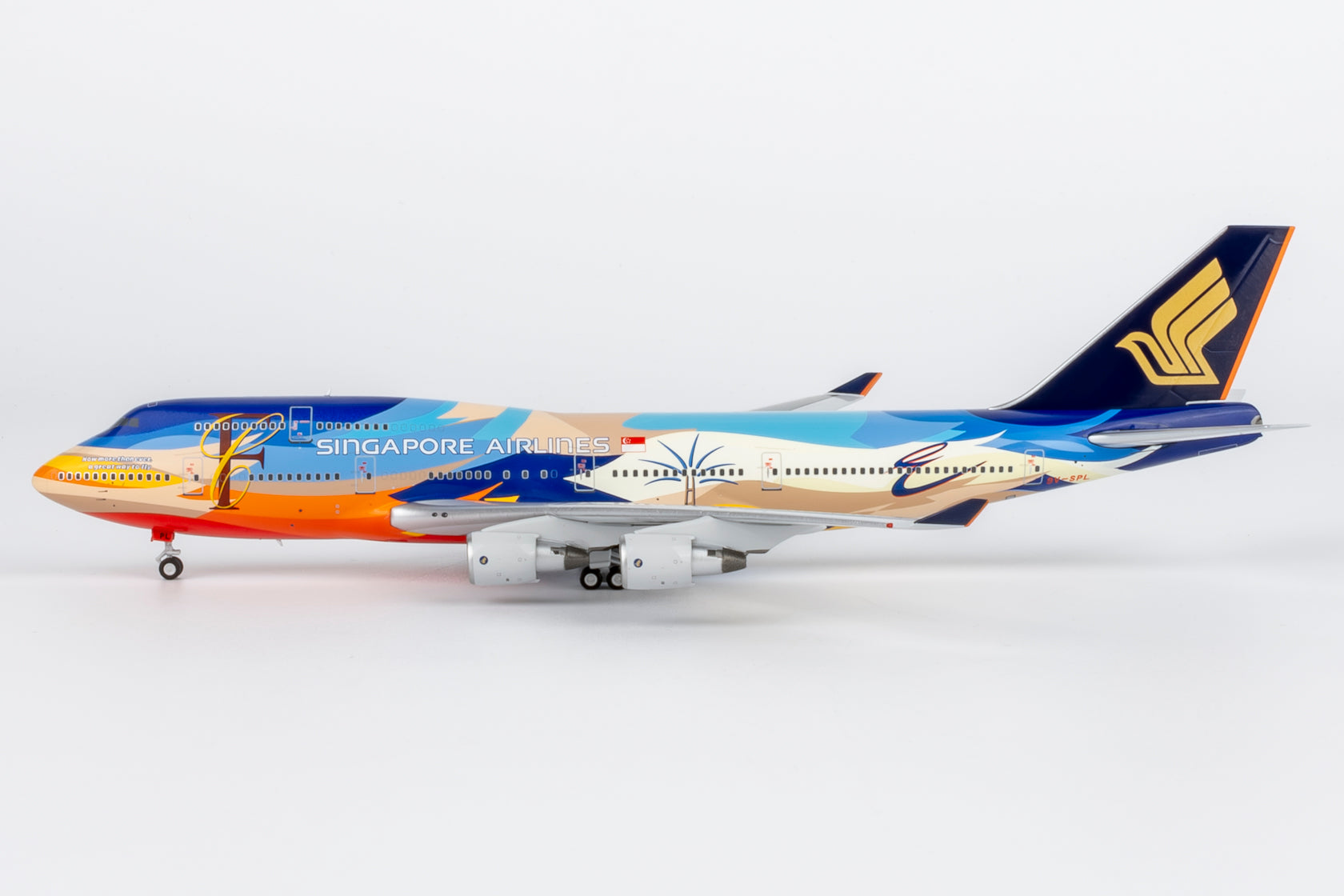 NGmodels 1:400 B747-400 シンガポール航空 9V-SPL NG Models Singapore Airlines 