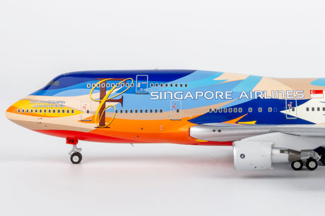 NG Models Singapore Airlines "Tropical" livery Boeing 747-400 9V-SPK 1/400 Aircraft Scale Model