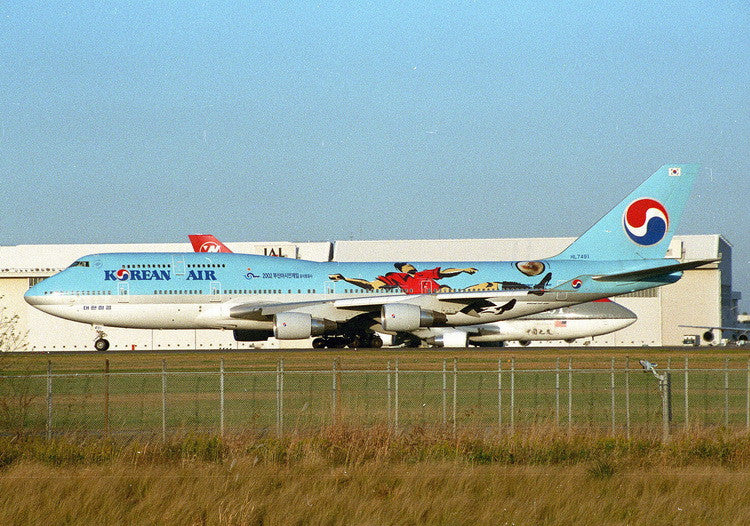 Phoenix Korean Air Boeing 747-400 World Cup 2002 HL7491 1/400