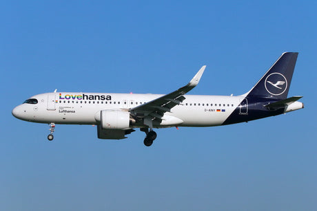 Phoenix Lufthansa Airbus A320Neo Lovehansa D-AINY 1/400 Scale