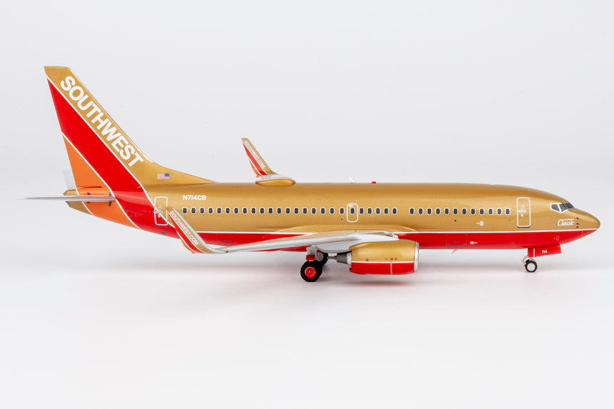 NG Models Southwest Airlines Desert Gold retro livery Boeing 737-700/w N714CB 1/200 Aircraft Scale Model