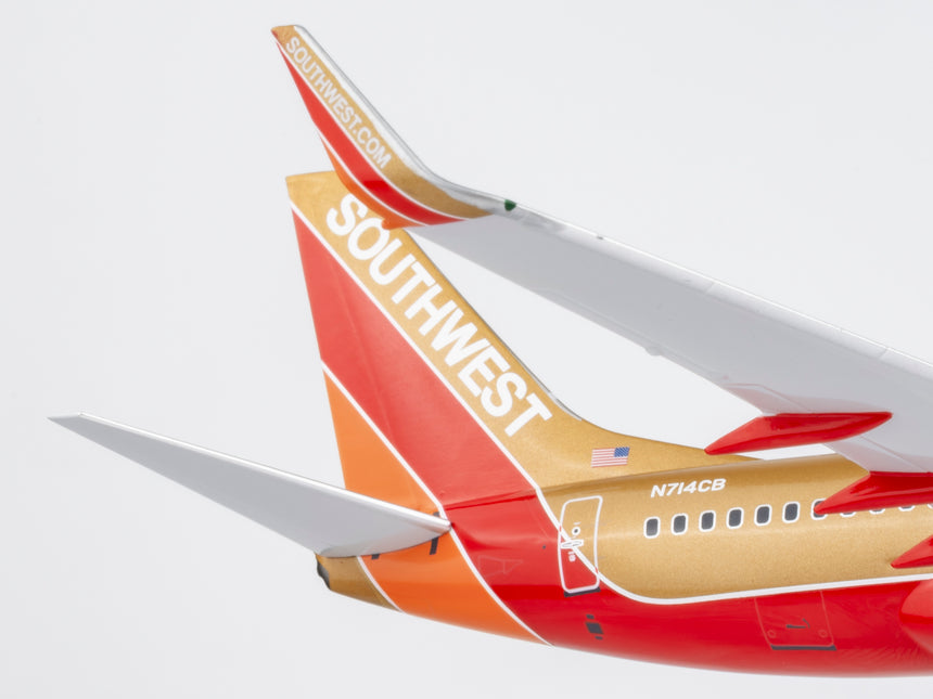 NG Models Southwest Airlines Desert Gold retro livery Boeing 737-700/w N714CB 1/200 Aircraft Scale Model