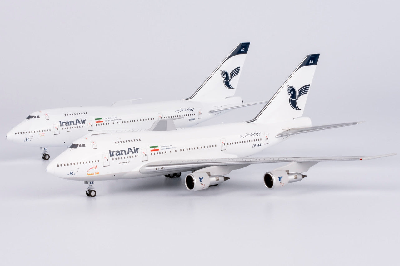 IranAir ボーイング747 模型 1/400 Scale Airplane Model 1:400 For Iran AIR Boeing 747-100B