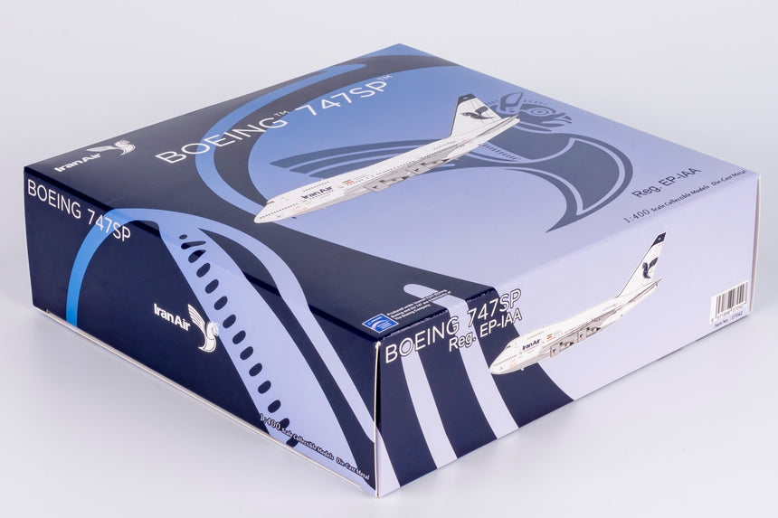 NG Models Iran Air "Persian Gulf" Boeing 747SP EP-IAA 1/400 Scale