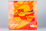 NG Models Southwest Airlines 737-800/w N8655D New Mexico One cs; with scimitar winglets 1/200 Scale
